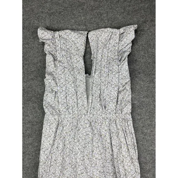 Rebecca Taylor Gray Floral Jumpsuit - Picture 7 of 9
